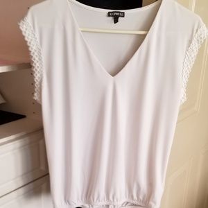 Express Elestic Waist Blouse (EUC)